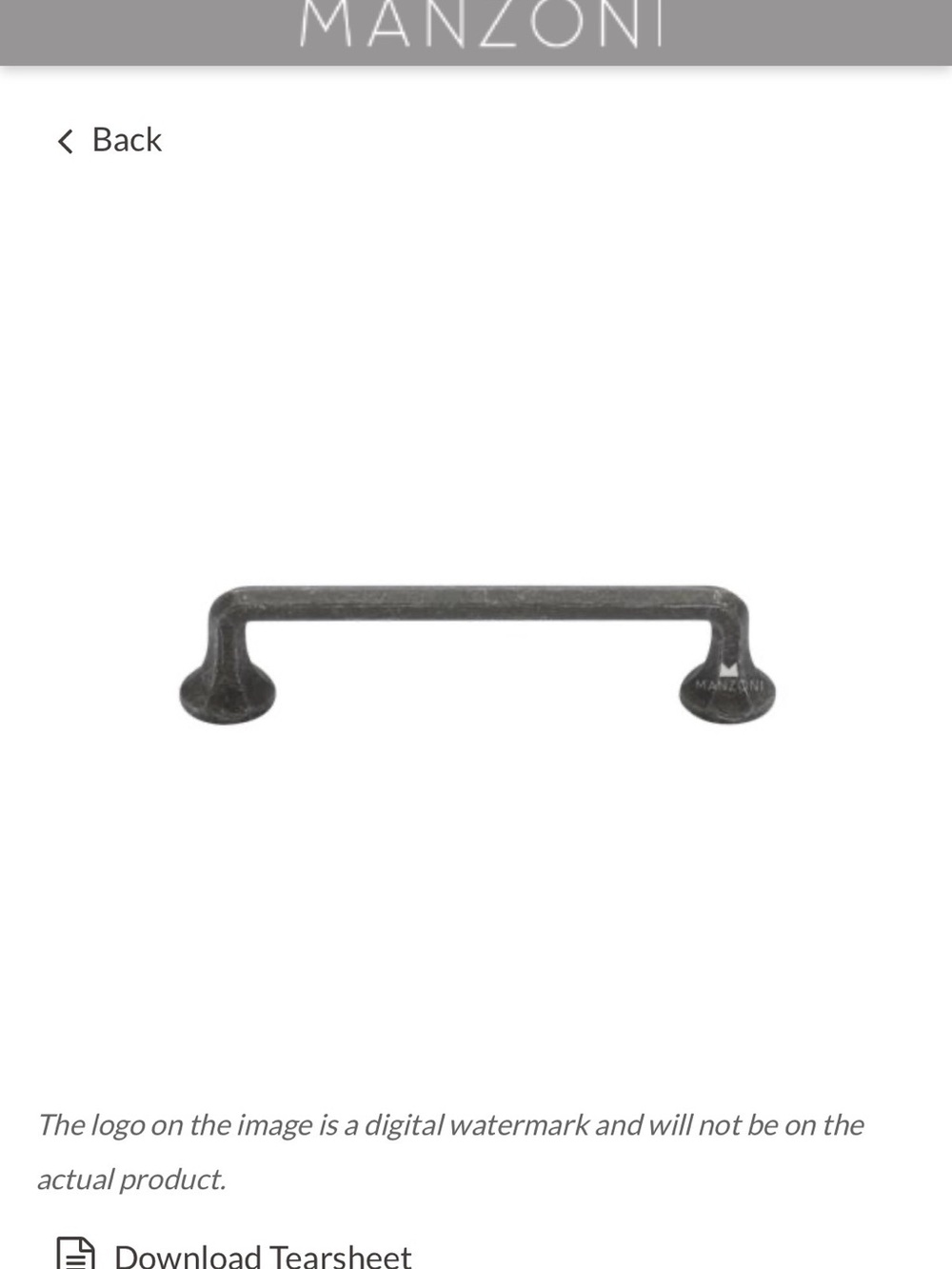 Manzoni Cabinet Pulls